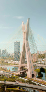 Foto da ponte principal de São Paulo