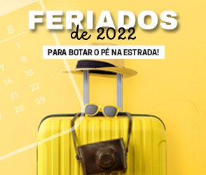 Calendário de feriados do viajante 2022