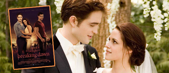 Casamento de Edward e Bella no filme Amanhecer Parte 1