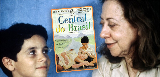 Fernanda Montenegro em cena do filme Centra do Brasil.