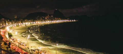 Rooftop do hotel Golden Tulip Rio Copacabana