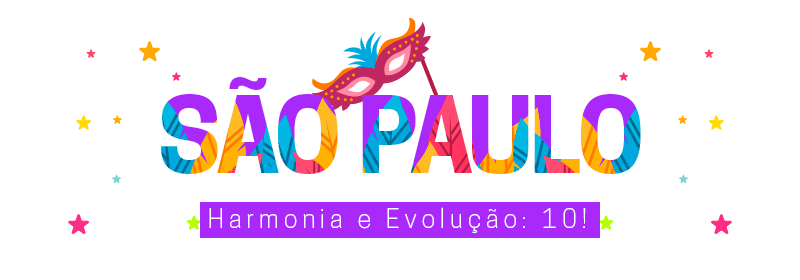Arte da seção São Paulo, harmonia e evolução nota dez!